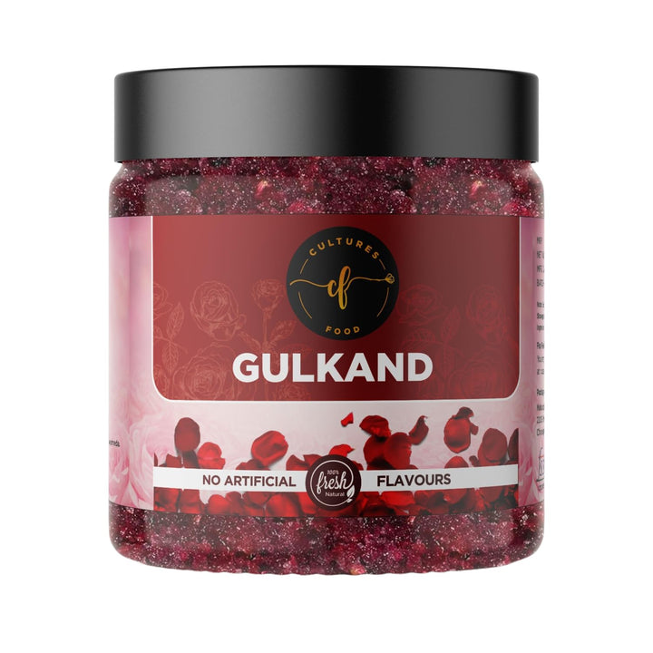 Cultures Food 100% Organic Gulkand - Made from Fresh Roses, Enhances Immune Health, Skin Glow & Digestion, Free from Artificial Flavors, Natural Wellness Boost