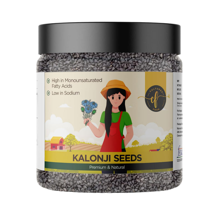 Cultures Food Nutrient-Rich Black Cumin/Kalonji Seeds, Improve digestion & blood sugar control, Boost immune system, Reduce inflammation, No Artificial Colors added 100% Natural: No artificial colors, preservatives, or additives