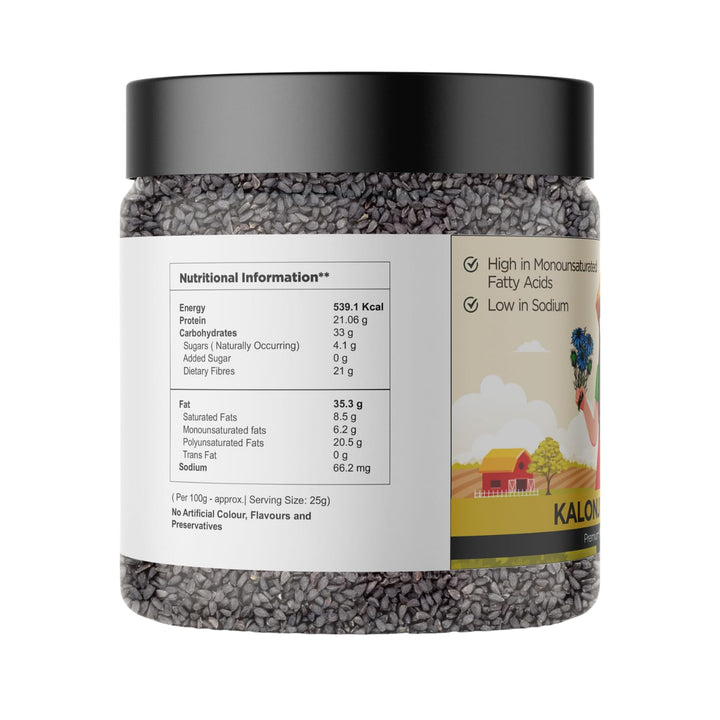 Cultures Food Nutrient-Rich Black Cumin/Kalonji Seeds, Improve digestion & blood sugar control, Boost immune system, Reduce inflammation, No Artificial Colors added 100% Natural: No artificial colors, preservatives, or additives
