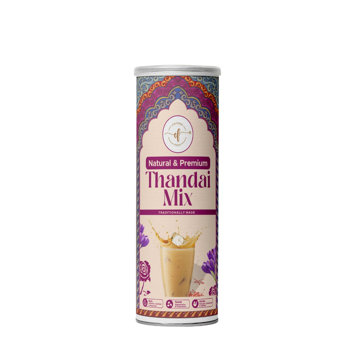 Cultures Food Natural Premium Thandai Mix, Rich In Protein, Vitamins, Calcium, Potassium, Fiber, Includes- Almonds, cashews, Pistachio, Watermelon Seeds, Muskmelon Seeds, Fennel Seeds & Saffron