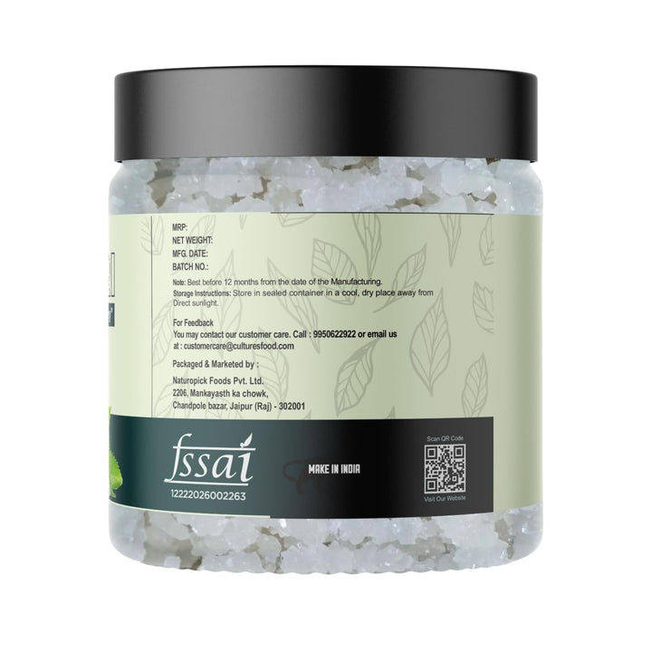 Cultures Organic Dhaga Mishri Rock Sugar Crystals for Milk, Tea, Coffee, Sweets, Halwa, Mithaai, and Desserts – Natural Sweetener for a Healthier Taste Experience