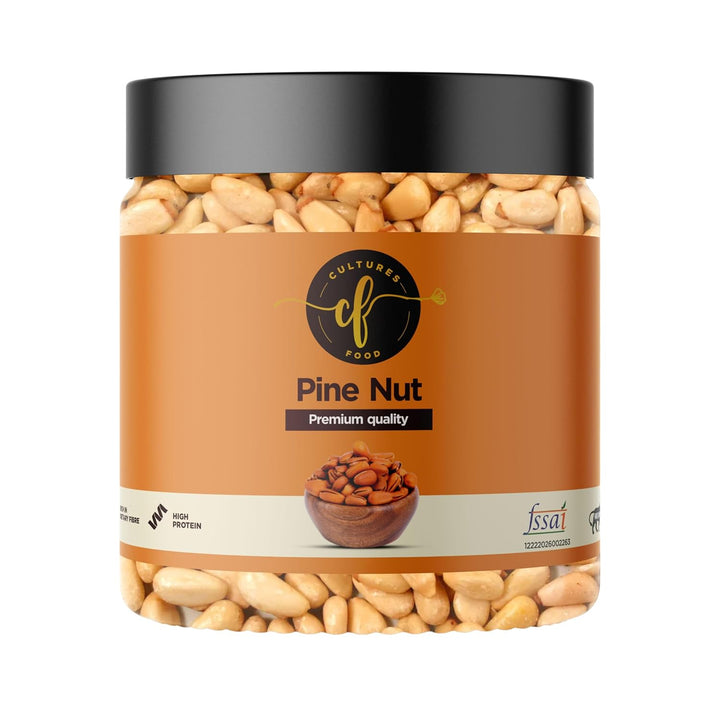 Cultures Food Nutrient-Rich Pine Nut, Helps to improve heart health & brain function, Reduced inflammation & Risk of Diabetes, Makes Immunity System Strong