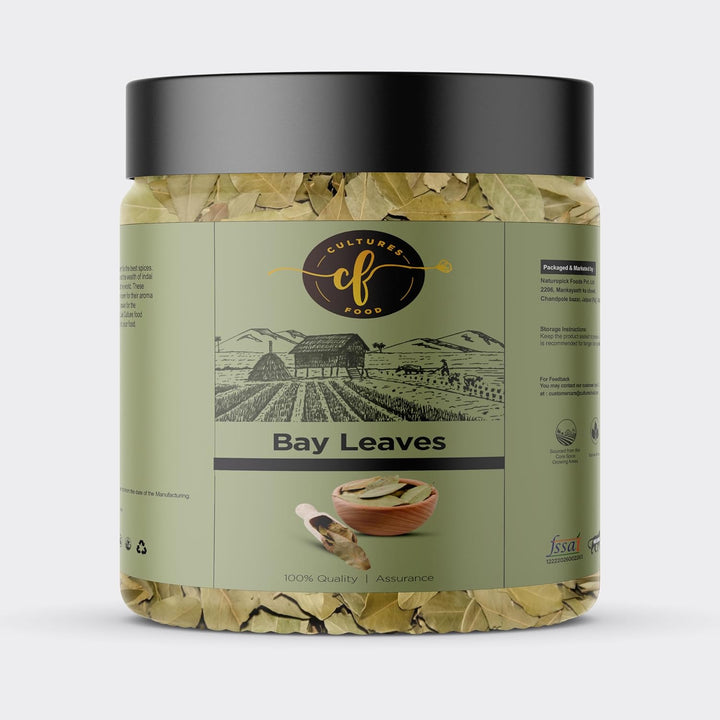 CULTURES FOOD Pure Natural Bay Leaves | Tej Patta For Indian Kitchen Spices (50)