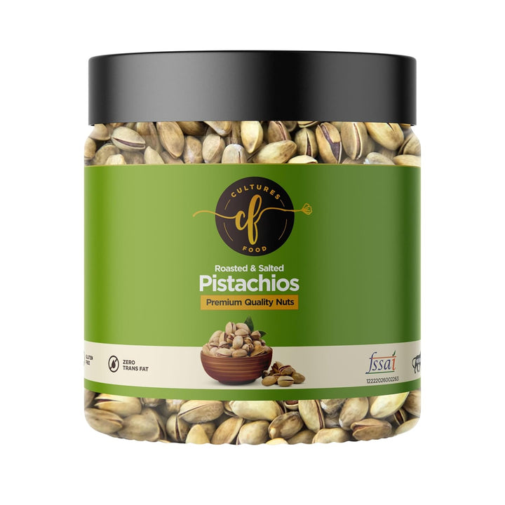 Cultures Food 100% Natural Pistachio/Pista Kernels, Delicious and Healthy Snack which Helps to Improve Heart Health, Weight Management & Reduce inflammation