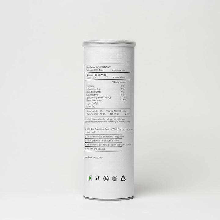 Cultures Food Pure Organic Dried Kiwi 200g, Anti-Aging Food, Wholesome Fiber, Nutrient Dense, Immunity Booster, Zero Cholesterol, Gluten Free, High Antioxidants, Vegan, True Fruit, Preservatives Free