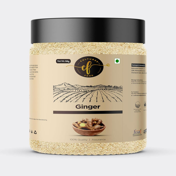CULTURES FOOD Pure Natural Chemical Free Dry Ginger Powder For Indian Kitchen Spices | Natural Spice