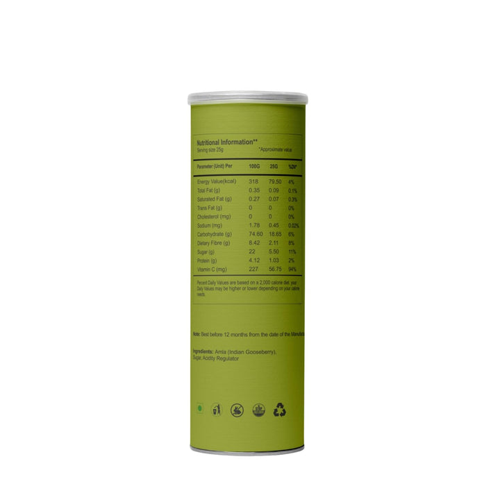 Cultures Food Gooseberry Amla Candy, Gluten Free, Zero Preservatives, Zero Trans Fat, Rich In Fiber, Vitamin C and Zero Cholesterol