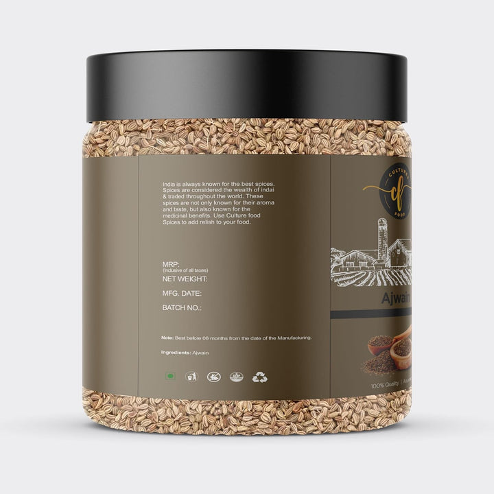 CULTURES FOOD Pure Natural Chemical Free Carom Seeds | Ajwain