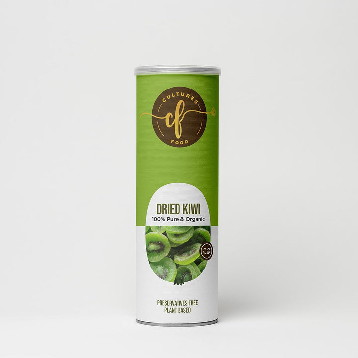 Cultures Food Pure Organic Dried Kiwi 200g, Anti-Aging Food, Wholesome Fiber, Nutrient Dense, Immunity Booster, Zero Cholesterol, Gluten Free, High Antioxidants, Vegan, True Fruit, Preservatives Free