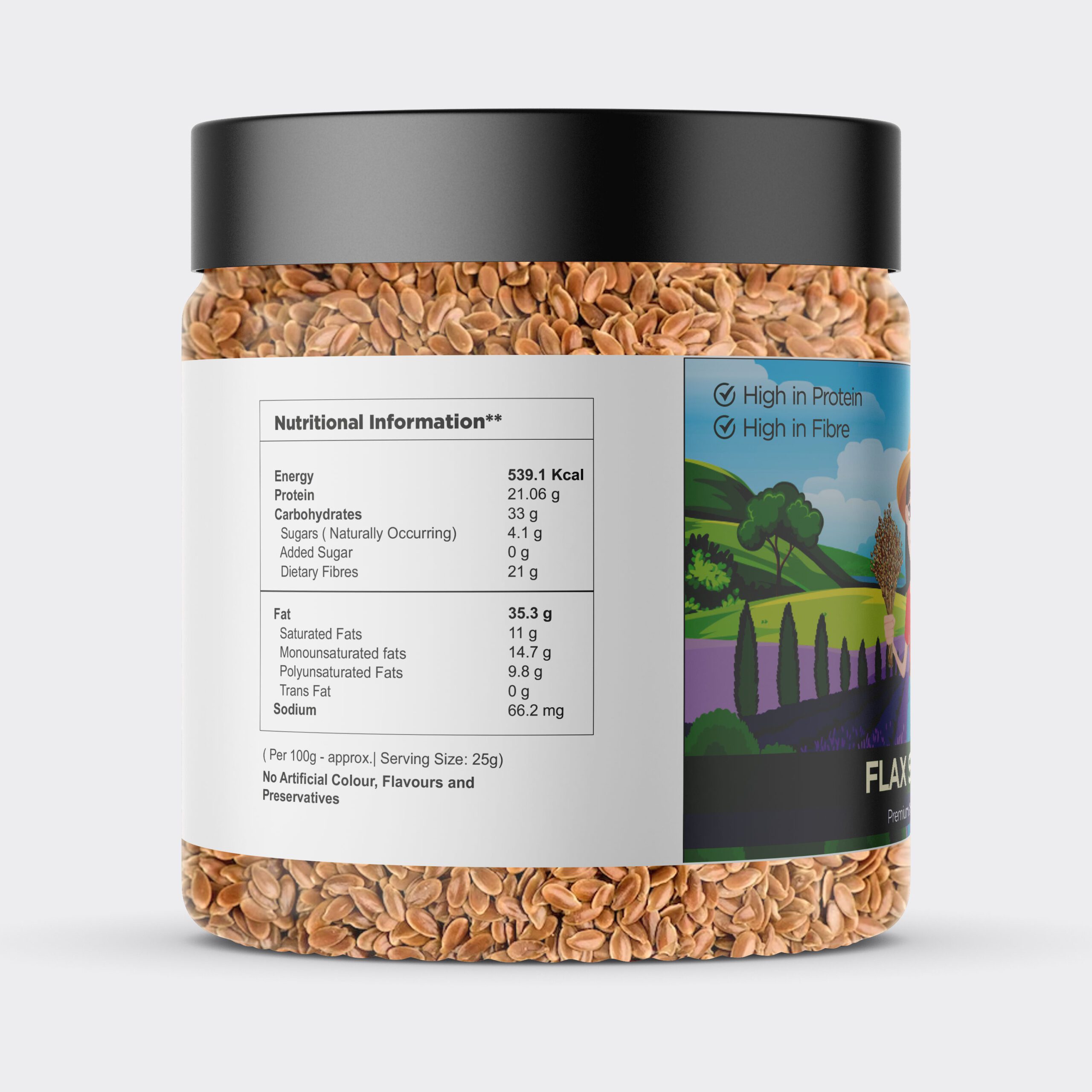 Premium Raw Alsi Flax Seeds